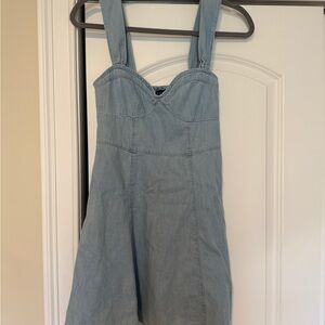 GAP Sky Blue Denim Dress size small
